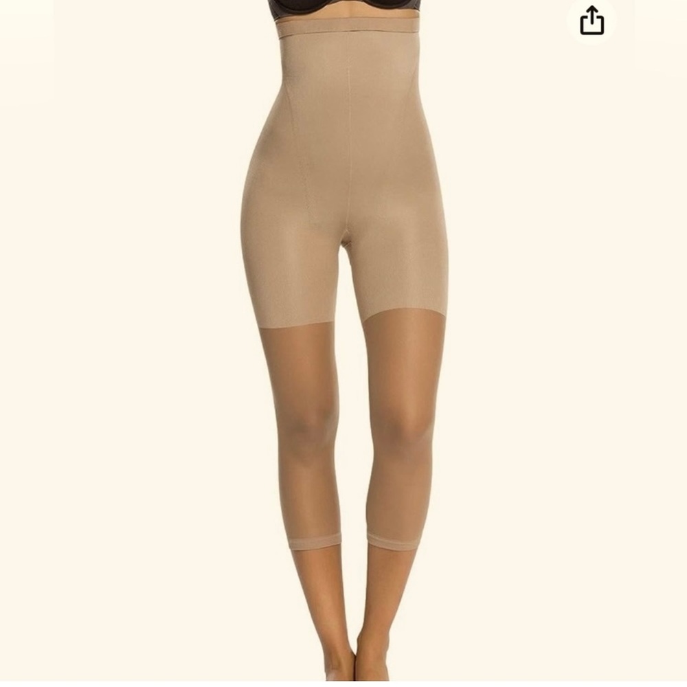 Spanx the original footless pantyhose (power Capri) New Size B Nude